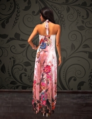 Lys maxi kjole
