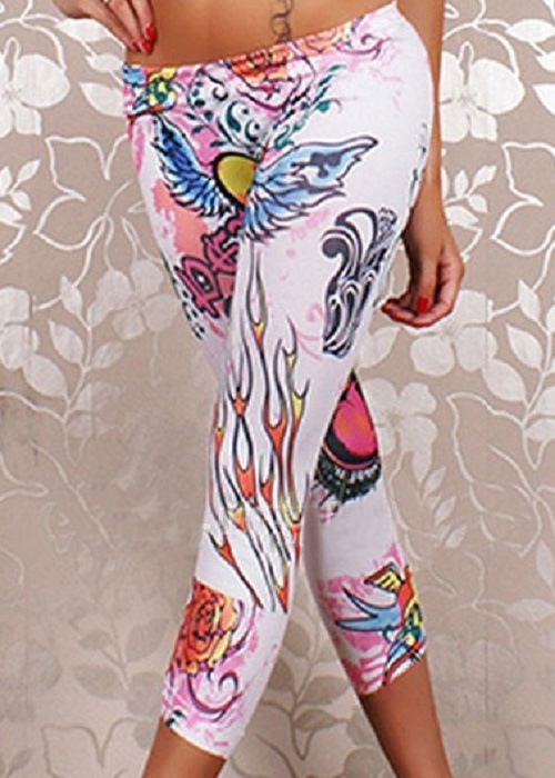 Hjerte peace leggings