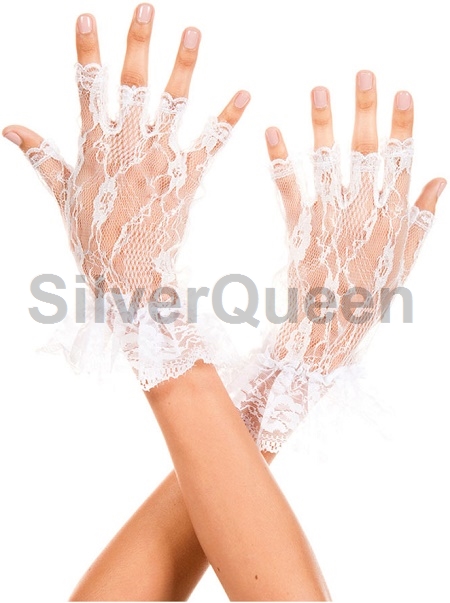 fingerløse blonde handsker