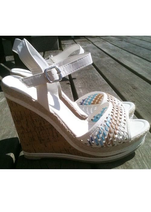 Elegante wedge sandaler